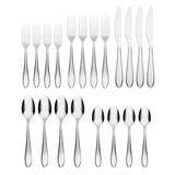 Lenox Cambridge Delia Mirror 20-Piece Flatware Set NO COLOR METAL 344520CBW12R