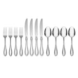 Lenox Oneida American Harmony 12 Piece Everyday Flatware Set, Service for 4 Metallic, STAINLESS METAL H027012A