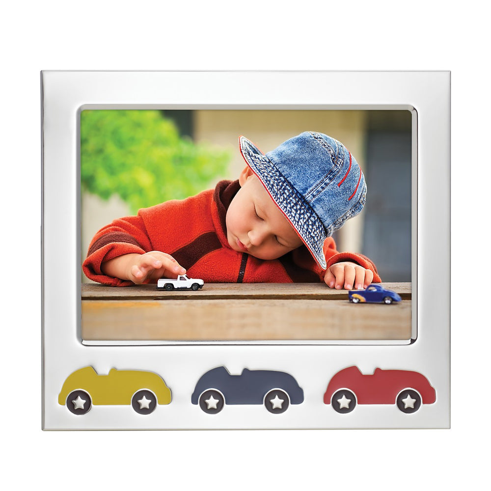 Lenox Reed and Barton Race Car Silverplate Frame 5" x 7" Metallic, SLVR PLATE METAL 872251