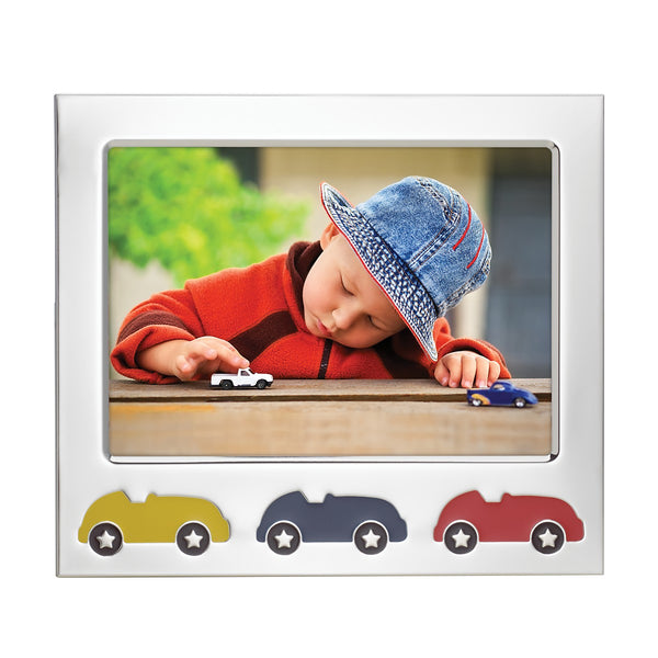 Lenox Reed and Barton Race Car Silverplate Frame 5" x 7" Metallic, SLVR PLATE METAL 872251