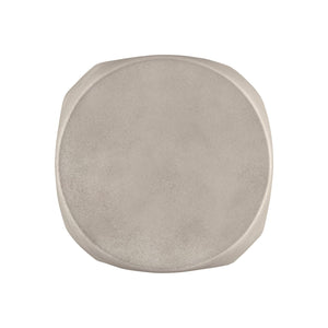 Bernhardt Bernhardt Casa Paros Bedrock Side Table — Sculptural Glass‑Reinforced Concrete Drum With Arched Carvings 317124