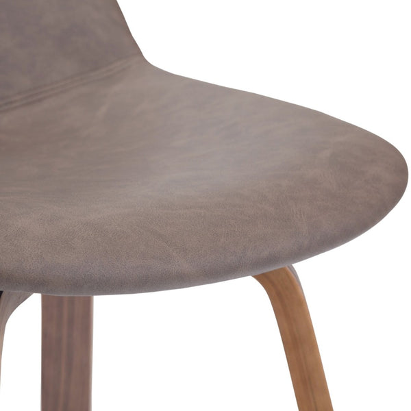 English Elm Randolph Mid-Century Bentwood Bar Stools Set Of 2 – Stylish, Durable, Ergonomic Comfort For Any Space B136P159444-GIGA