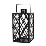 Christopher Knight Home® - Noble House - Ashuelot Outdoor 18" Modern Stainless Steel Lantern