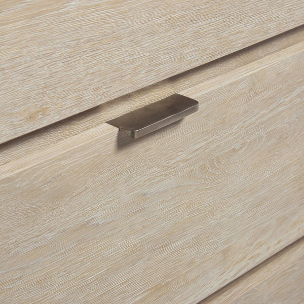 Bernhardt Bernhardt Antibes Tall Drawer Chest In Rustic Oak Roz Finish — 4 Spacious Drawers, Cast-Aluminum Pulls 350144