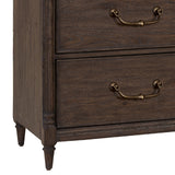 Revival Row 8-Drawer Bureau Brown with Chimney Smoke Finish P348101 Pulaski Furniture