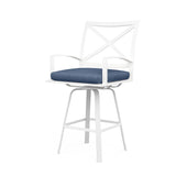 Bristol Swivel Counter Stool in Spectrum Indigo w/ Self Welt SW501-7C-48080 Sunset West