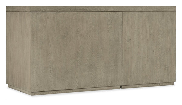 Hooker Furniture Linville 60" Credenza In Mink Finish With Locking File Drawers, Lateral & Vertical Storage, Finished Back 6150-10950-85