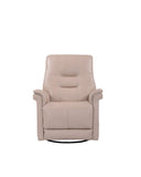 Parker House Parker Living Carnegie - Verona Linen - Powered By Freemotion Cordless Power Swivel Glider Recliner Verona Linen Top Grain Leather with Match (X) MCAR#812GSPH-P25-VLI