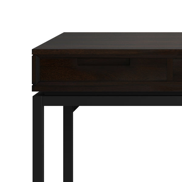 English Elm Banting Mid Century Desk In Hickory Brown - Stylish, Versatile Workspace With Storage & Durability B136P158456