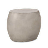 Christopher Knight Home® - Noble House - Edmonton Outdoor Lightweight Concrete Side Table, Light Gray