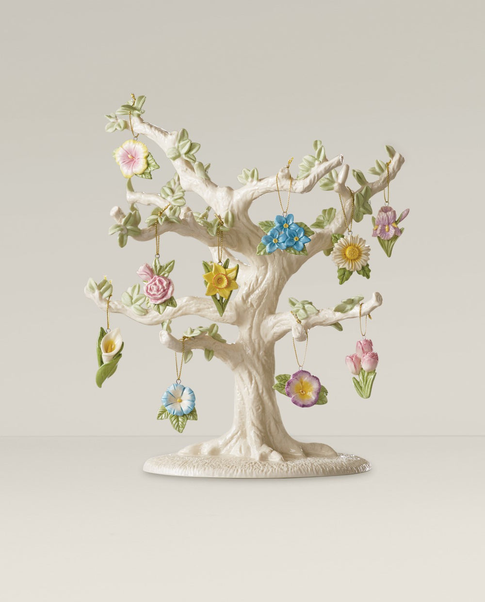 Lenox Celebrate Flowers 10-Piece Ornament & Tree Set Multi, NO COLOR PORCELAIN 887873