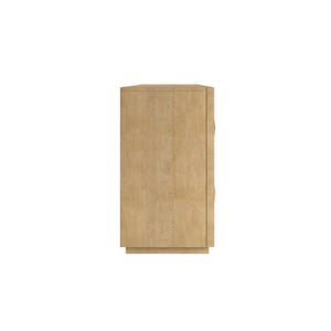 A.R.T. Furniture Loft Contemporary Buffet In Figured Maple - Stunning Design With Unique Patterned Doors For Storage Brown Material(S), Poplar,Rubberwood And Figured Maple Veneer 335250-1911