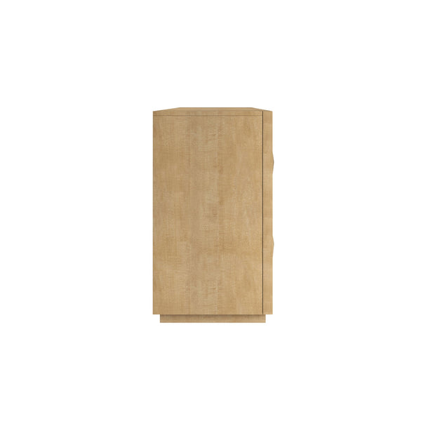 A.R.T. Furniture Loft Contemporary Buffet In Figured Maple - Stunning Design With Unique Patterned Doors For Storage Brown Material(S), Poplar,Rubberwood And Figured Maple Veneer 335250-1911