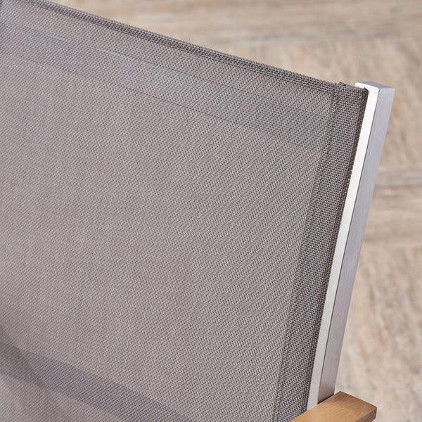 English Elm Christopher Knight Home® - Glasgow Coastal Dining Set - Stylish, Durable Outdoor Furniture With Low-Maintenance Design & Comfort 62759.00-6_62762.00SIL-1