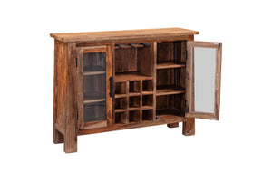 Porter Designs Kalispell Solid Sheesham Wood Dining Table - Timeless Craftsmanship & Style Brown Wood 07-196-04-2439