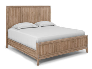 A.R.T. Furniture Passage Queen Bed In Natural Oak - Transitional Design With Framed Panel Headboard & Underbed Storage Brown Ash Solids,Knotty Oak Veneers 287125-2302