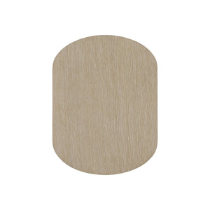 Bernhardt Bernhardt Solaria Side Table With Dune Finish, Faux-Stone Base, Flyover Overhang For Sofa Access 310122