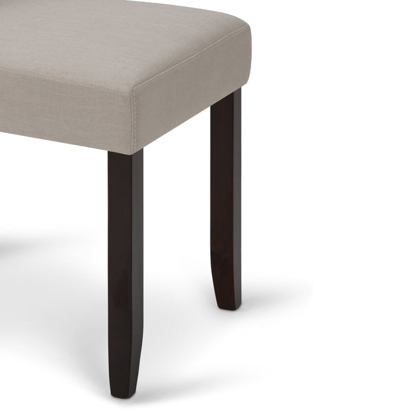 English Elm Acadian Parson Dining Chair Set Of 2 - Elegant Light Beige Upholstery For Versatile Seating Comfort B136P159798