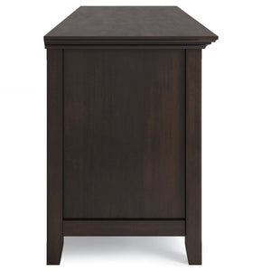 English Elm Amherst 72" Solid Wood Tv Stand In Brunette Brown - Stylish Media Storage With Transitional Design B136P158356