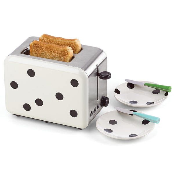 Lenox Kate Spade Deco Dot 2-Slice Toaster Multi, NO COLOR METAL 875312
