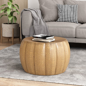 Christopher Knight Home® - Noble House - Manville Modern Iron Sunburst Pumpkin Coffee Table