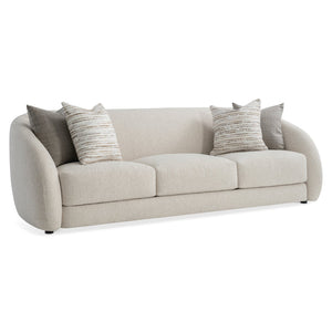 Bernhardt Bernhardt Austen Fabric Sofa — Sculpted Shelter-Arm, Made-To-Order Upholstery, 3 Deep Cushions, Luxe Appeal P2376A