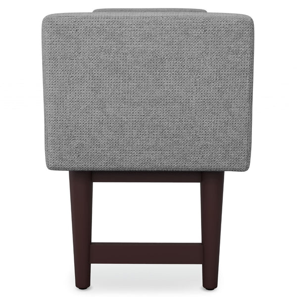 English Elm Scott Ottoman Bench - Contemporary Pewter Grey Accent Piece For Versatile Seating & Style B136P159254-GIGA