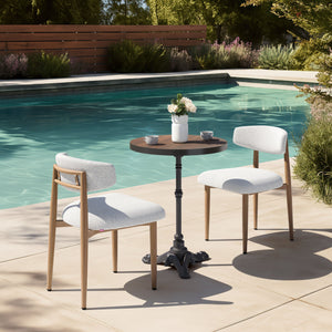 Zuo Modern Bege Dining Chair White - Modern Design, High-quality Olefin & Aluminum For Stylish Home Decor White 100% Olefin,Aluminum 704078-zuo-modern