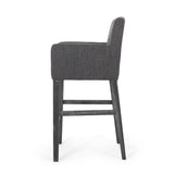 Christopher Knight Home® - Noble House - - Upholstered 30.5 Inch Counter Stools - Charcoal/Gray