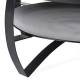 Christopher Knight Home® - Noble House - Hadfield Handcrafted Boho Mango Wood and Iron Coffee Table, Natural and Black