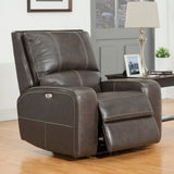 Parker House Parker Living Swift - Twilight Power Recliner Twilight Top Grain Leather with Match (X) MSWI#812PH-TWI