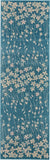 Nourison Tranquil TRA04 Machine Made Power-loomed No Border Indoor Only Contemporary  Rug Turquoise, Turquoise Blue 100% Polypropylene 99446485823