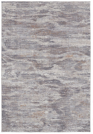 Feizy Rugs Lennon Abstract Distressed Rug - Durable Polyester & Polypropylene For Sophisticated Home Décor Taupe,Tan,Orange Polyester,Polypropylene Len39fyfgrymltf94