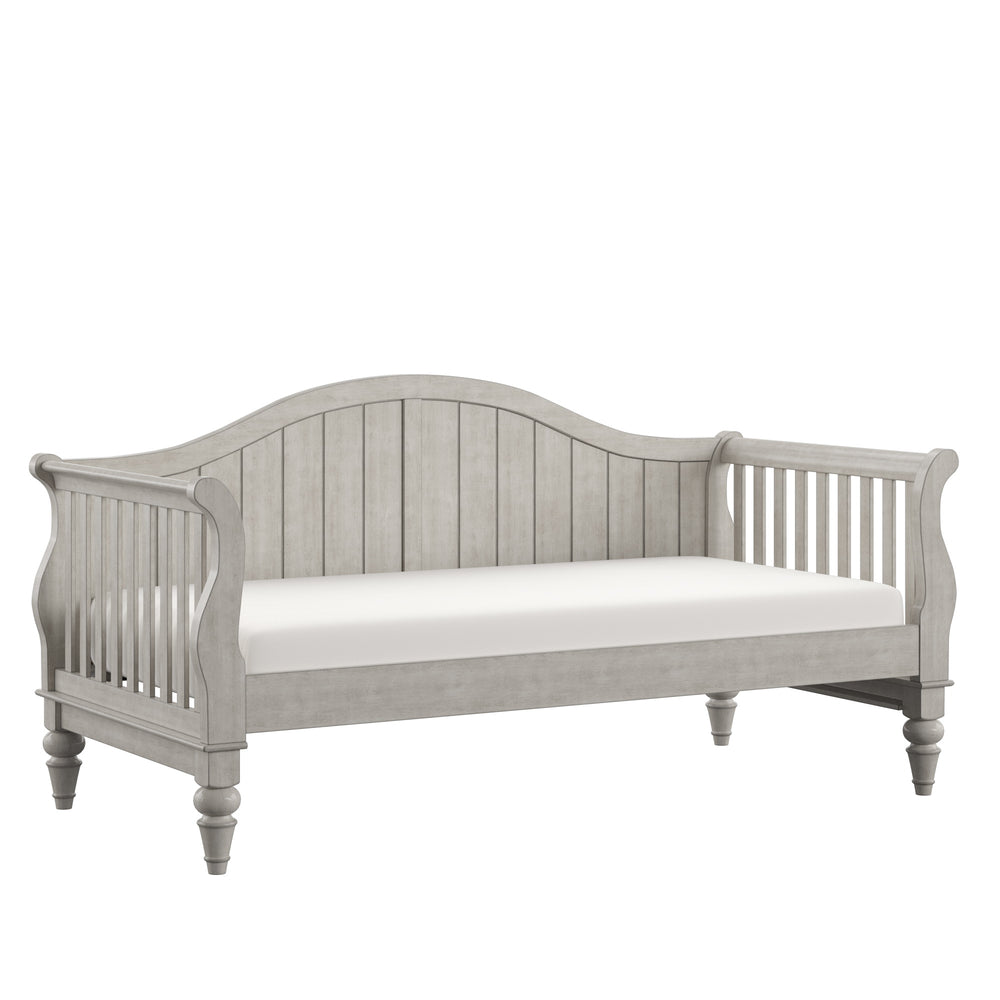 Homelegance By Top-Line Esteban Traditional Wood Slat Daybed Grey Rubberwood