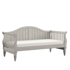 Homelegance By Top-Line Esteban Traditional Wood Slat Daybed Grey Rubberwood