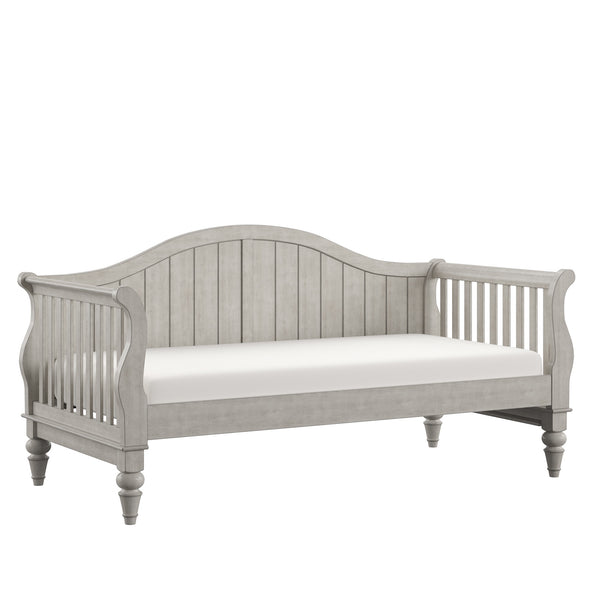 Homelegance By Top-Line Esteban Traditional Wood Slat Daybed Grey Rubberwood