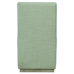 Bernhardt Bernhardt Casey Side Chair: Transitional Farmhouse X Mid-Century Upholstered Seat, Rubberwood Base, Casters 398503G