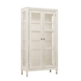 Ashby Place 2-Door Display Cabinet Natural with Reflection Gray Finish P359305 Pulaski Furniture