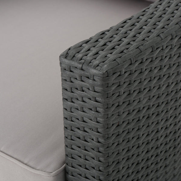 English Elm Christopher Knight Home® - Antibes Armchair Set - 2 Stylish Weather-Resistant Chairs With Water-Resistant Cushions For Comfort 57087.00GRY