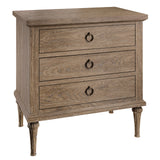 Chateaux Three Drawer Night Stand