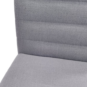 English Elm Christopher Knight Home® - DINING Chair Set of 2 Dark Grey Mid-Century Upholstered Fabric Seats with Channel Stitching & Splayed Rubberwood Legs 73471.00