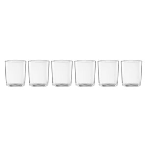 Lenox Oneida Stackables Clear Tall Glasses, Set of 6 Clear, NO COLOR GLASS,CRYSTAL 895985