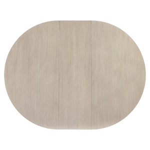 Bernhardt Bernhardt Lucerne Wire-brushed Oak Round Dining Table with Reeded Pedestal Base K2294