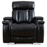 Parker House Parker Living Royce - Midnight Power Recliner Midnight 90% Polyester, 10% PU (W) MROY#812PH-MID