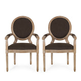 Christopher Knight Home® - Noble House - Judith French Country Wood Upholstered Dining Chair - Set of 2