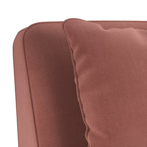 A.R.T. Furniture Lowry Accent Chair - Playful Elegance with Plush Comfort, Scalloped Base, and Versatile Style for Any Room Terracotta Rose 738514-5000AA
