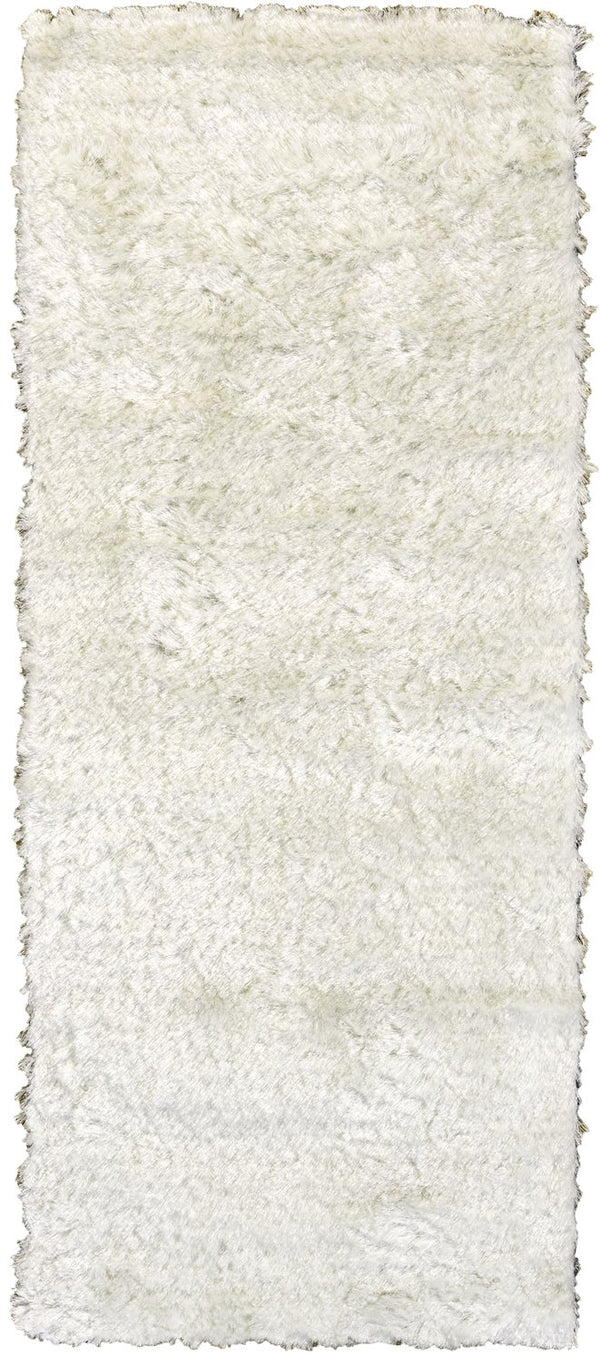 Feizy Rugs Indochine Plush Hand-tufted Polyester Shag Rug - Luxurious High Pile For Contemporary Spaces White Polyester 4944550fwht000i26