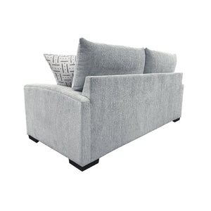 Porter Designs Clayton Modern Upholstered Loveseat – Chic Comfort For Stylish Living Rooms And Cozy Nights Teal Fabric 01-207-02-4346