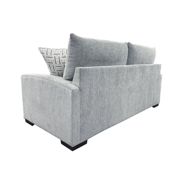 Porter Designs Clayton Modern Upholstered Loveseat – Chic Comfort For Stylish Living Rooms And Cozy Nights Teal Fabric 01-207-02-4346