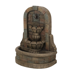 English Elm Christopher Knight Home® - 29" BAGWELL FOUNTAIN Outdoor Weather-Resistant Polyresin Roman Garden Waterfall Accent, 29" 71773.00SGRY